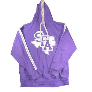 Stephen F Austin State University Hoodie Mens Large Purple Russell Pullover NCAA